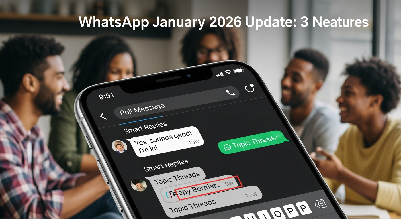 WhatsApp’s January 2026 Update: 3 New Group Chat Features for Easier Messaging